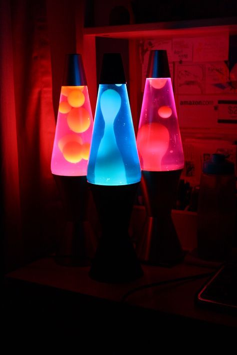 Lava lamps #1990s 2000s Lava Lamp, Larva Lamps, Lava Lamp Aesthetic, 90s Painting, Tropical 2000s, 90s Home, Lava Lamps, Hippie Homes, Infinity Mirror