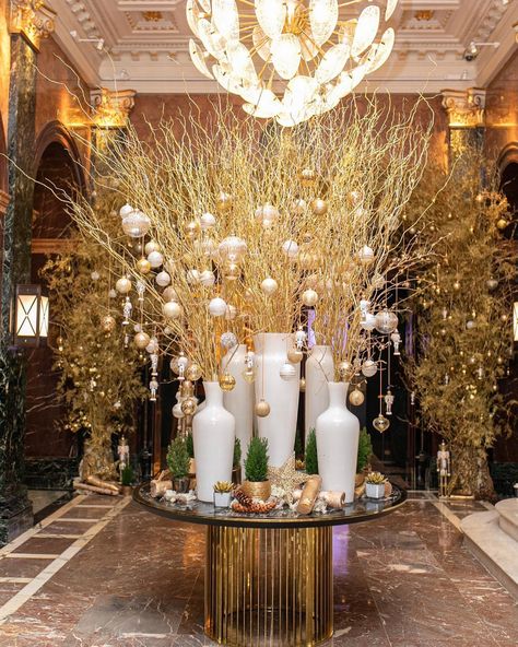 Hotels Christmas Decorations, New Years Hotel Decorations, New Year Hotel Decoration, Luxury Hotel Christmas Decor, Christmas Hotel Decorations, Hotel Holiday Decor, Christmas Decor Hotel, Hotel Lobby Christmas Decor, Christmas Lobby Decorations