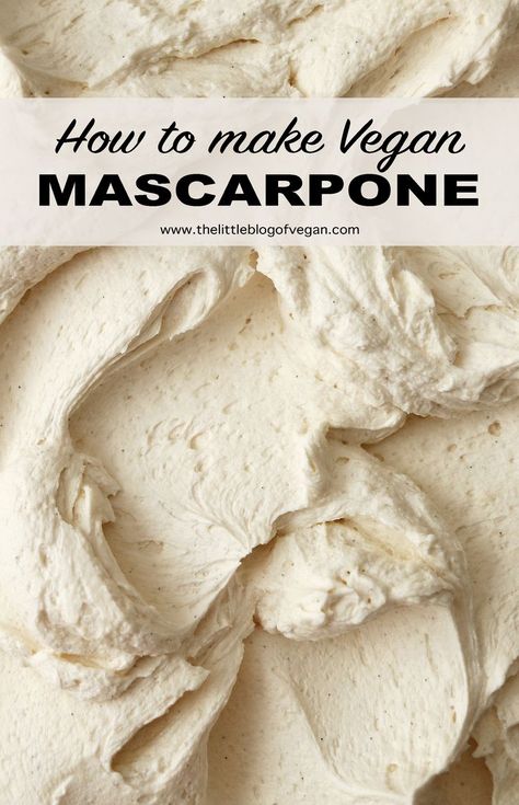 Full image of upclose vegan mascarpone swirled around Dairy Free Mascarpone, Dairy Free Italian Dessert, Vegan Marscapone Recipes, Dairy Free Tiramisu Recipe, Easy Simple Vegan Recipes, Vegan Mascarpone Recipe, Vegan Tiramisu Recipe, Dairy Free Tiramisu, Vegan Mascarpone