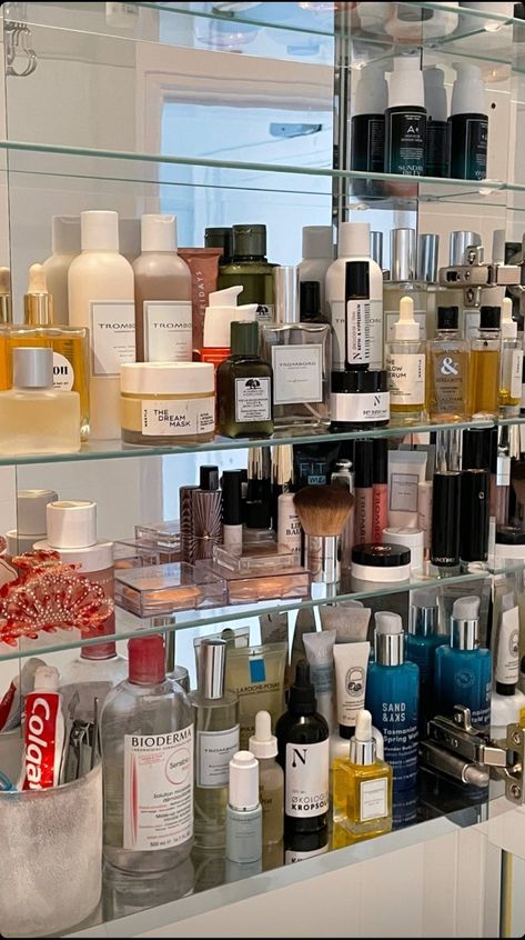 Aesthetic Vanities, Organized Skincare, Selfcare Era, Nora Stephens, 2023 Resolution, Dream Mask, Room Organisation, Skincare Collection, Skincare Organization