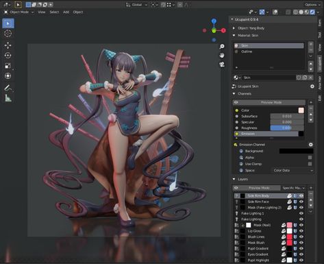 Blender Addons, Blender Character Modeling, Texture Layers, 3d Anatomy, Low Poly Character, 3d Reference, 3d Modeling Tutorial, Digital Sculpting, Anime Toon