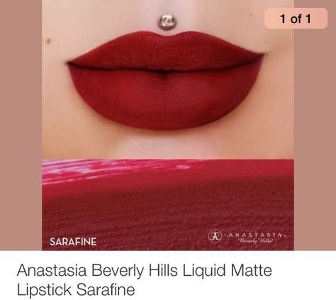 Sarafine ABH liquid lipstick Abh Liquid Lipstick, Matte Liquid Lipstick, Matte Lipstick, Anastasia Beverly Hills, Liquid Lipstick, Makeup, Pins, Make Up