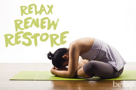 Restorative Yoga 101: Relax and Renew | Learn how to rejuvenate the mind and body with restorative yoga. Restore Yoga, Yoga 101, Yoga Class Themes, Yoga Restorative, Internal Dialogue, School Wellness, Sahaja Yoga Meditation, Class Themes, Sahaja Yoga