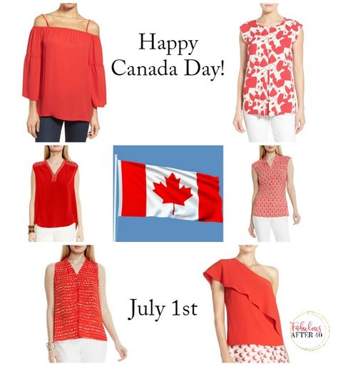 What to Wear on Canada Day? | Fabulous After 40 Canada Day Outfit, Red White And Blue Outfits, White And Blue Outfits, All About Canada, Middle Aged Woman, About Canada, Happy Canada Day, Live Long And Prosper, Blue Outfits