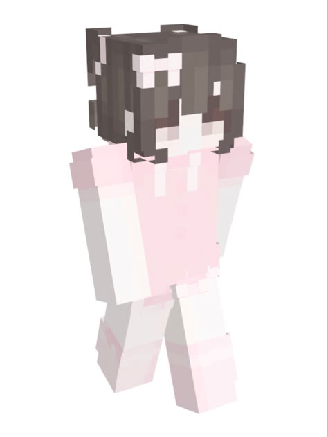 Kawaiicore Minecraft Skins, Kawaii Minecraft Skins Layout, Minecraft Kawaii Skin, Minecraft Coquette Skin, Minecraft Aesthetic Skin, Pink Minecraft Skin, Cute Mc Skins, Cutecore Minecraft Skin, Cutecore Minecraft