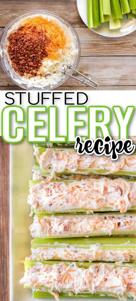 Explore a delightful twist on a classic snack with these stuffed celery sticks. Perfect for parties or a healthy treat, they offer a satisfying crunch paired with a creamy filling. Celery And Peanut Butter Snacks, Cooking With Celery, Ways To Eat Celery, Celery Snacks For Kids, Stuffed Celery Appetizers, Celery Sticks Stuffed, Keto Celery Snacks, Meals With Celery, Recipes That Use Celery