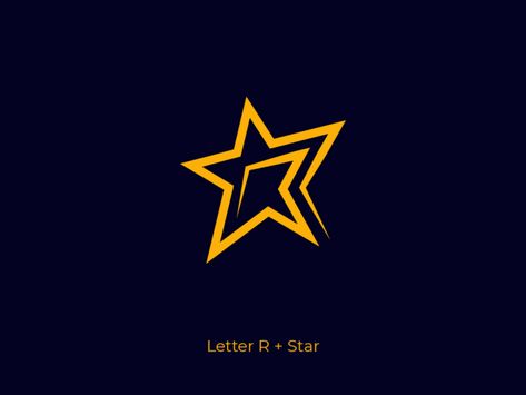 R Star Logo, Bolt Logo, Volleyball Designs, Star Logo Design, R Logo, Real Estate Logo Design, Neon Logo, Fancy Letters, Logotype Design