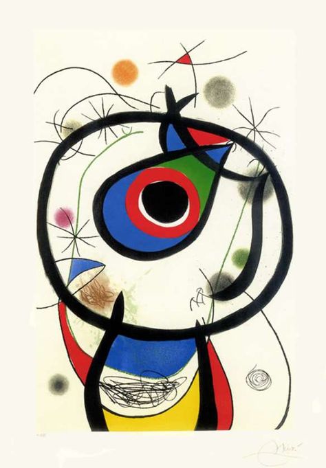 Joan Miró i Ferrà was a Spanish painter, sculptor and ceramicist born in Barcelona. Now Joan Miró in Tate Modern. Miró is among the most iconic of modern artists, using a language of symbols that r… Miro Artist, Joan Miró I Ferrà, Miro Paintings, Joan Miro Paintings, Joan Mir, Spanish Painters, Max Ernst, Joan Miro, Futurism