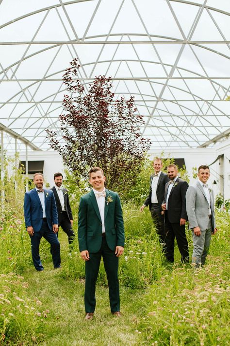 Mismatched Groomsmen, Lgbtq Couples, Intimate Outdoor Wedding, Ballroom Reception, Groomsmen Outfits, Mismatched Bridesmaids, Groom And Groomsmen Attire, Wedding Groomsmen, Martha Stewart Weddings