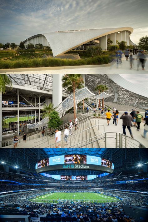 World Cup Stadiums, Nrg Stadium, Sofi Stadium, Arrowhead Stadium, Stadium Architecture, Metlife Stadium, Football Tournament, Gillette Stadium, Football Stadiums