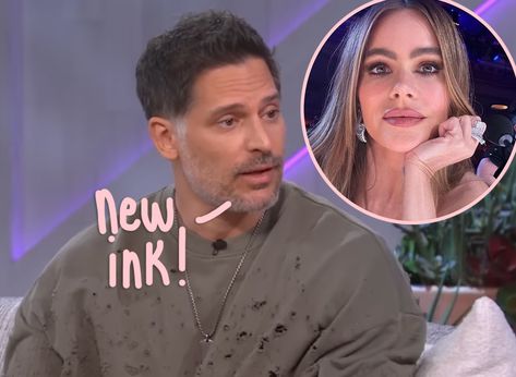 Joe Manganiello Gets BIG New Tattoo After Sofia Vergara Divorce - But What Does It Mean?? Middle Finger Tattoos, Joe Manganiello, Calligraphy Styles, New Tattoo, Sofia Vergara, Kelly Clarkson, Working Late, First They Came, New Chapter