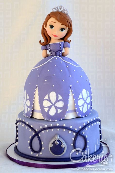 Sofia the First Cake Princess Sophia Cake, Birthday Cake Princess, Cupcakes Princesas, Sofia Birthday Cake, Princess Sofia Cake, Sophia Cake, Sofia The First Cake, Sofia Cake, Cake Princess