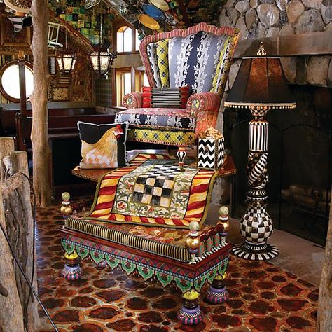 Whimsical painted furniture