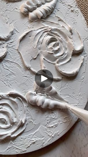 55K views · 767 reactions | Obsessed with flowers ✨ Let me know if you liked this technique to pipe leaves easily !!  #texture #florals #flower #diy #textureart #art #diypainting #easytutorial #tutorials #floralart #simpletechniques #texturepaste #knifepainting #knifeart #plaster | Eye Catcher's- define your style | iamgravero · Original audio Plaster Of Paris Flowers, Paris Flowers, How To Make Rose, Diy Plaster, Define Your Style, Flower Video, Texture Paste, Knife Art, Flower Diy