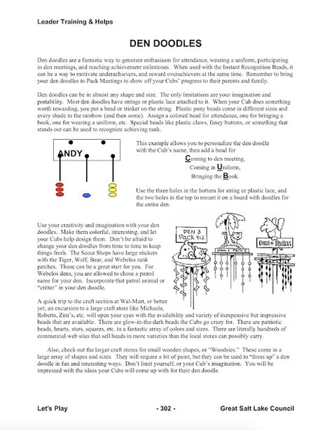 Den Doodles Cub Scout, Den Doodle, Cub Scouts Bear, Cub Scouts Tiger, Bear Scouts, Cub Scout Activities, Scouts Bsa, Pack Meeting, Meeting Planning