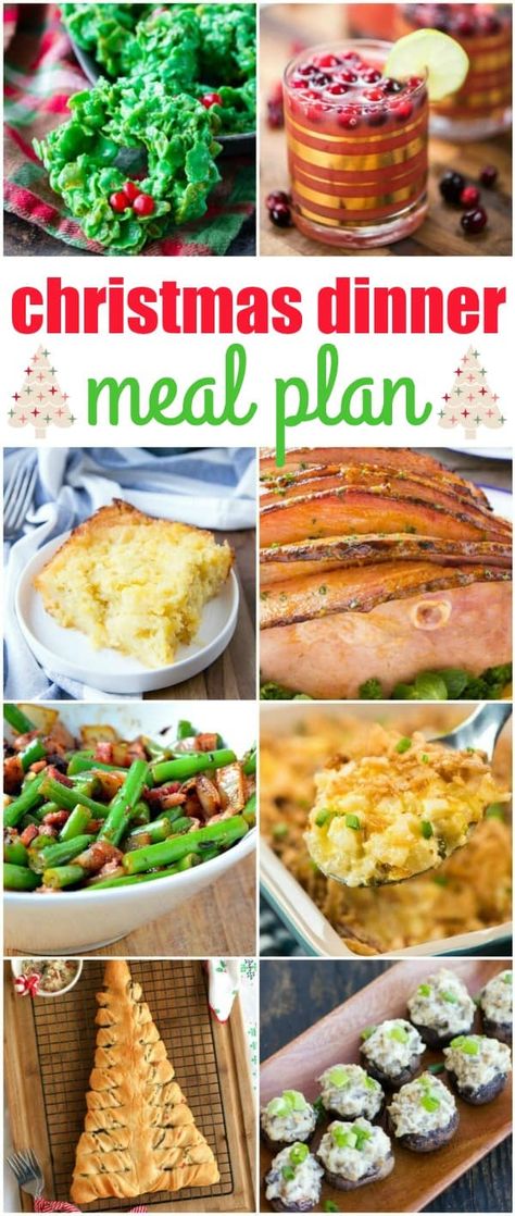 Bring your family & friends around the dinner table with our Christmas Dinner Meal Plan! Each recipe is a family favorite from our house to yours to celebrate the season! Christmas Dinner Menus Top 10, What To Bring To Christmas Dinner, Dinner Meal Plan, Veggie Meal Prep, Holiday Meal Planning, Healthy Christmas Recipes, Christmas Meals, Christmas Dinner Menu, Xmas Dinner