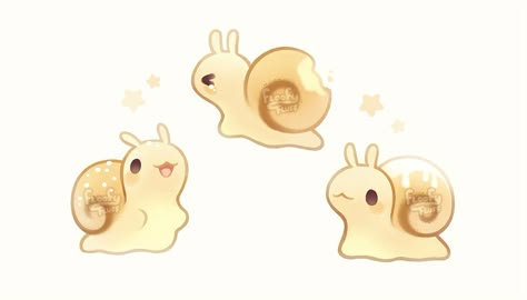 Ida 🐑 on Twitter: "Cinnamon rolls 🐌… " Smiles And Tears, Cute Kawaii Animals, Cute Animal Drawings Kawaii, Cute Kawaii Drawings, Kawaii Doodles, Kawaii Animals, Dessin Adorable, Cute Little Drawings, Cute Animal Drawings