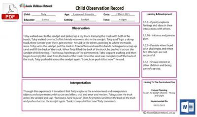 Child Obs Anecdotal Record Template 4 Square Writing, Reduce Reuse Recycle Activities, Observation Examples, Developmental Milestones Toddlers, Days Of The Week Chart, Recycle Activities, Learning Stories Examples, Anecdotal Records, Graph Paper Template