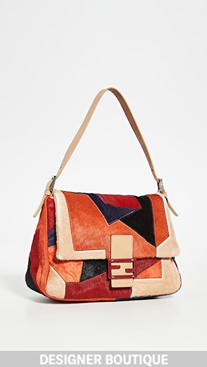 What Goes Around Comes Around Bags | SHOPBOP Pony Style, Purple Lady, Fendi Handbag, Vintage Fendi, Fall Handbags, Leather Patchwork, Pony Hair, Fendi Baguette, Trending Handbag