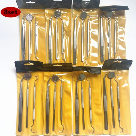 8set Dental Mirror Kit Dentistry Lab Mouth Mirror Dentists Pick Tool Teeth Scaler Dentist Tools Dental Materials Kits 3 pcs/set - AliExpress 66 Dental Mirror, Mouth Mirror, Dentist Tools, Dental Materials, Lab, Better Living, Tools, Mirror