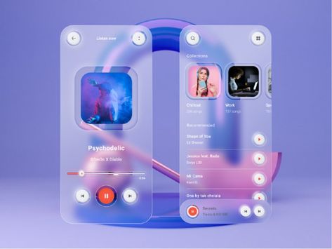 10 Hottest UI/UX Design Trends to Drool for, in 2021 | WowMakers Ui Ux Trends, การออกแบบ Ui Ux, Ui Ux Design Trends, Application Ui Design, App Design Trends, Music Player Design, To Do App, Ux Trends, Ux Design Trends