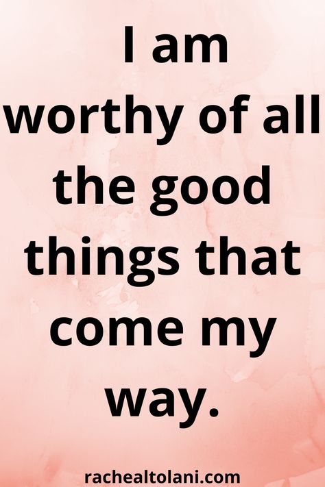 I am worthy of all the good things that come my way. Affirmations For Confidence, Visual Board, Self Concept, I Am Worthy, Just A Reminder, 2024 Vision, Lessons Learned, Holy Spirit, Positive Affirmations