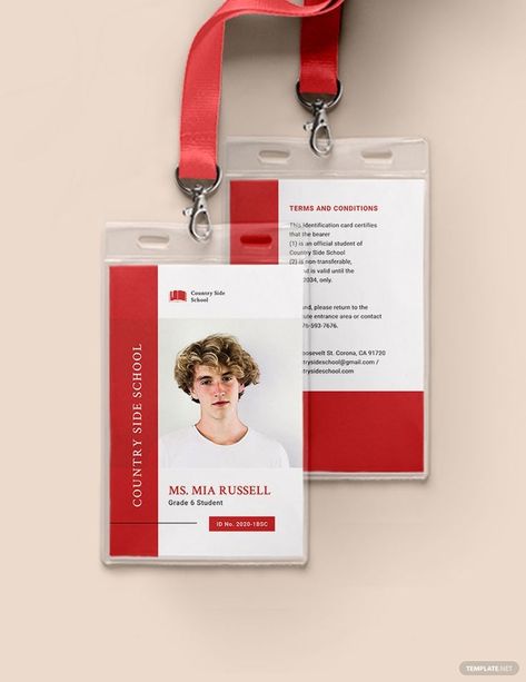 Charter School ID Card School Id Cards Design, Id Design Card Employee, School Identity Card Design, Employee Identification Card, School Id Template, Employee Card Design, Identification Card Design, Staff Card Design, School Id Card Template