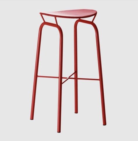 Cafe Chairs And Tables, Ant Chair, Red Tractor, Nagasaki, Arne Jacobsen, Minimal Modern, Metal Furniture, Sheet Metal, Bar Chairs