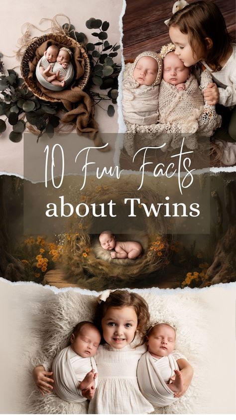 10 Fun Facts About Twins Twin Monthly Photo Ideas, Newborn Photoshoot Twins, Twin Maternity Photo Shoot Ideas, Newborn Twin Photoshoot, Twin Monthly Milestone Pictures, Twins Baby Photoshoot Ideas, Twin Picture Ideas, Twin Baby Photoshoot, Twin Photoshoot Ideas