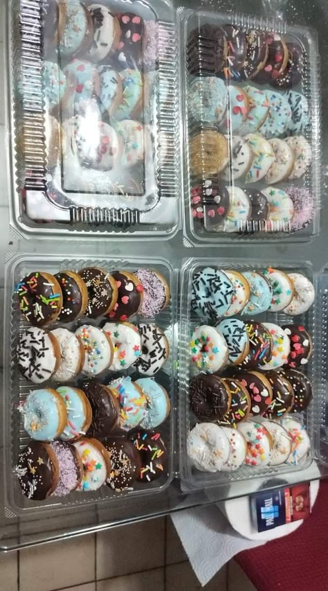 Mini Donut Packaging Ideas, Mini Donuts Packaging, Mini Donut Business, Mini Donuts Decoration, Mini Donuts Ideas, Donut Business, Donut Packaging, Donuts Ideas, Mini Donut Recipes