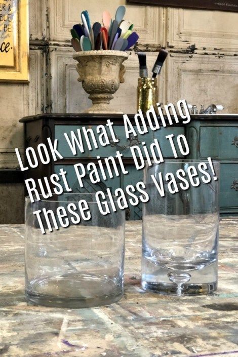 What To Do With Glass Vases, Repurpose Vases Diy Projects, Upcycle Glass Vases, Vase Repurpose, Best Paint For Glass, Primer Products, Glass Recycling, Farmhouse Design Ideas, Elegant Farmhouse