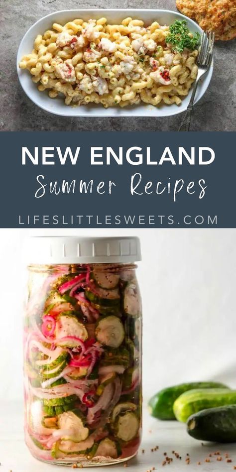 New England Summer Recipes, New England Side Dishes, England Recipes, Cape Cod Recipes, Nantucket Recipes, Traditional Maine Recipes, New England Food Recipes, Coastal Recipes, New England Dinner Recipe