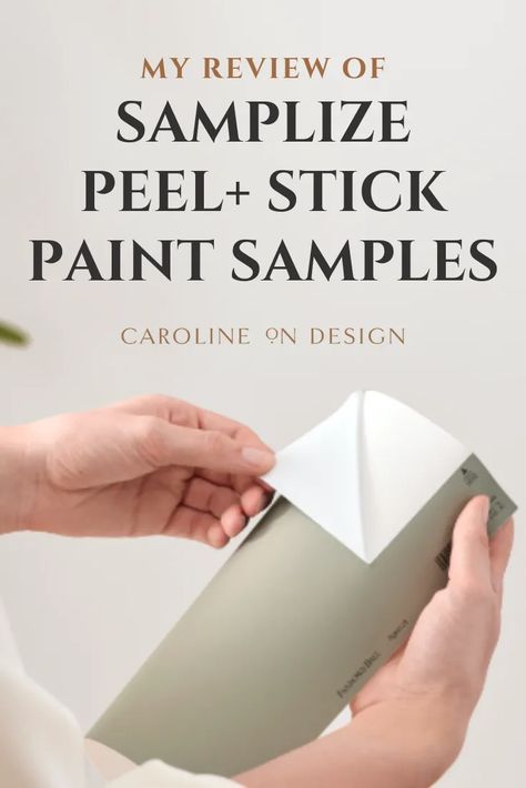 There is a new(ish) product on the market that I am obsessed with…mess-free paint samples. In this post, I’m going to share my Samplize peel and stick paint samples review.We’ll cover all things Samplize paint samples … what peel and stick paint samples are, how accurate the sample colors are, how to use the samples, how long they take to ship, how much they cost, the pros and cons of peel and stick paint samples, and my honest review of Samplize paint samples. Peel And Stick Paint Samples, Best Neutral Paint Colors, Hardware Ideas, Best Interior Paint, Greige Paint Colors, Choosing Paint, Glossy Paint, Popular Paint Colors, Interior Decorating Tips