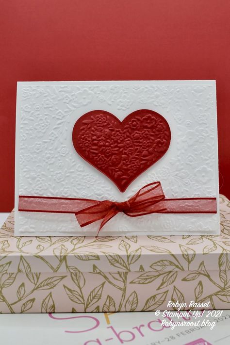 Bouquet of Love Hybrid Embossing Folder and Die Combo Bouquet Of Love Hybrid Embossing Folder, Stampin Up Valentine Cards, Valentines Day Cards Handmade, Valentine Love Cards, Valentine Cards Handmade, Homemade Birthday Cards, Wedding Cards Handmade, Valentines Greetings, Valentine Ideas