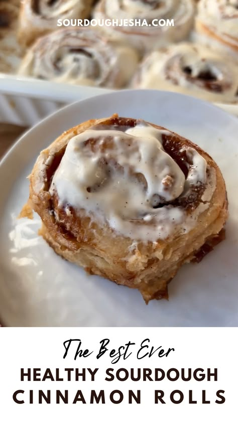 Thm Sourdough Cinnamon Rolls, Easy Sourdough Cinnamon Rolls Overnight, Active Sourdough Cinnamon Rolls, Sourdough For Diabetics, Jesha’s Bakery, Vegan Sourdough Cinnamon Rolls, Best Sourdough Cinnamon Rolls, Gluten Free Sourdough Cinnamon Rolls, Sugar Free Sourdough Recipes