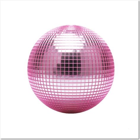 Disco Ball Wall, Pink Disco Ball, Pink Disco, Disco Cowgirl, Disco Music, Emoji Stickers, Disco Ball, Retro Vibe, Aesthetic Wallpapers