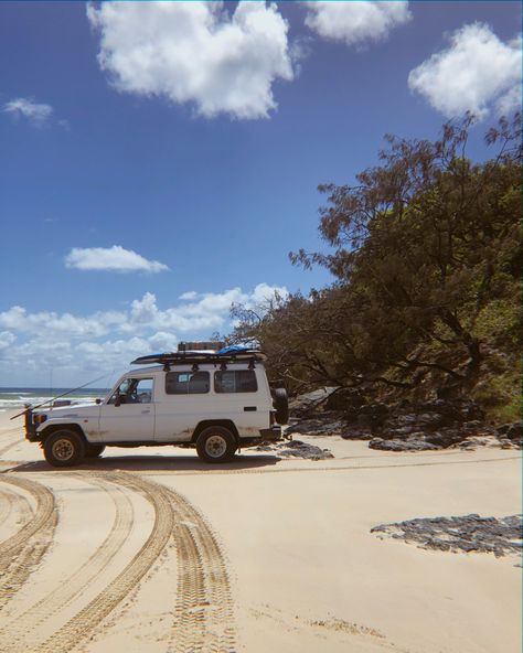 #beach #4wd #camping #landcruiser #summer #australia #travel Beach Camping Australia, 4wd Camping, Camping Australia, Summer Australia, Double Island, Travelling Australia, Camping With Teens, Double Islands, Beach Camping