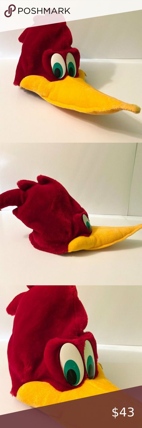 Woody Woodpecker Child Hat Universal Studios Walter Lantz Cap Costume With Tags Woodpecker Costume, Child Hat, Halloween Costumes Diy, Woody Woodpecker, Costumes Diy, Pins And Needles, Diy Costumes, Kids Hats, Kids Costumes