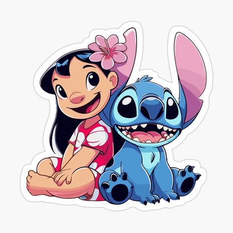 Disney Princess Stickers Printable, Stitch Mood, Stickers Stitch, Stitch Aesthetic, Mood Sticker, Frozen Fabric, Baby Disney Characters, Stitch Png, Flamingo Craft