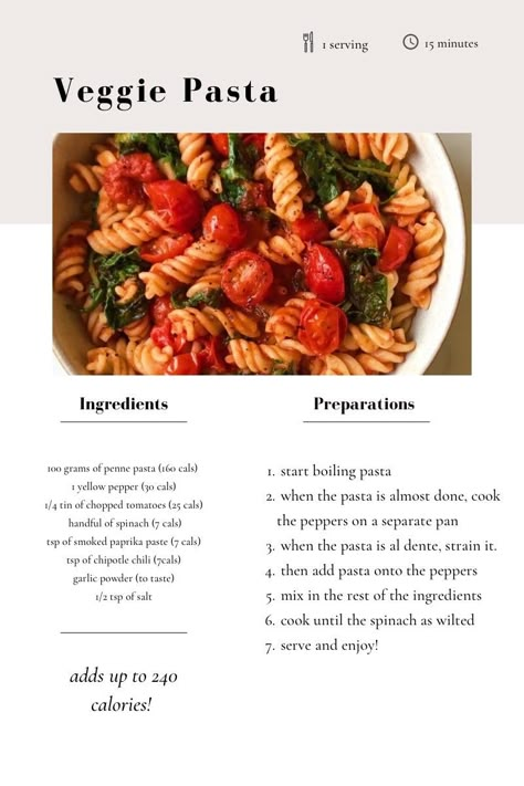 Aesthetic Vegan Meals, Low Calorie Pasta Recipes Vegetarian, Aesthetic Food Healthy Vegan, Low Calorie Recipes Tumblr, Weighloss Meals Easy Vegetarian, 2023 Review, Pasta Tomato, Homemade Cookbook, Dont Forget Me