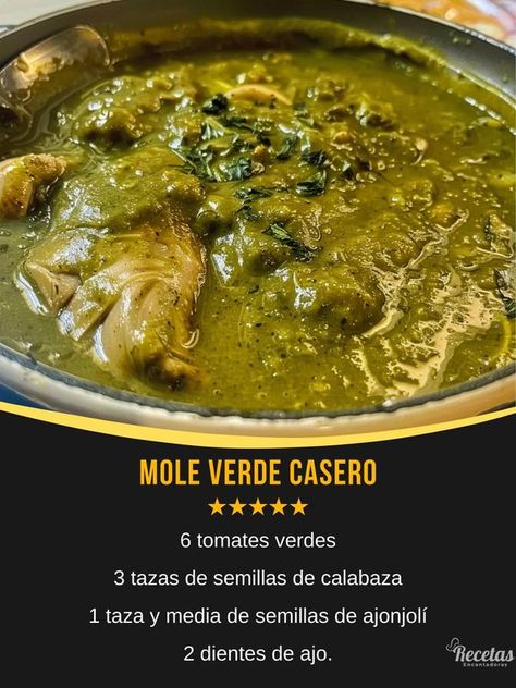 Mole Verde, Mole Poblano, Mole