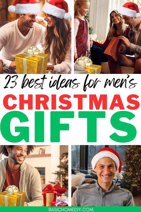 Find the best home Christmas gift ideas for men in this ultimate gift guide. Perfect for guys, coworkers, dads, men over 60, teachers, brothers, your boss, or your boyfriend. Whether you're looking for cheap, DIY holiday gift ideas, or gifts for men who have everything, we've got you covered. Explore cool gadget gifts, manly gifts, unique stocking stuffers, and practical, clever, and genius gift options. Find trending gifts and the perfect gifts for every man on your Christmas shopping list. Gifts For Guys Christmas, Diy Holiday Gift Ideas, Mens Christmas Gifts, Gifts For Male Coworkers, Men Over 60, Manly Gifts, Christmas Gift Ideas For Men, Christmas Shopping List, Coworkers Christmas