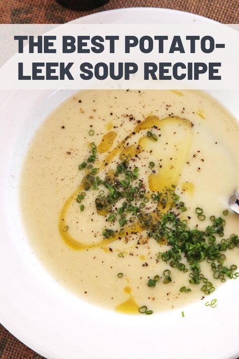 Slow Cooker Soup Recipes Easy, Soup Potato, Leeks Soup Recipes, Leek Recipes, Beef Soup Recipes, Soup With Ground Beef, Potato Leek, Vegetarian Soup Recipes, Potato Leek Soup