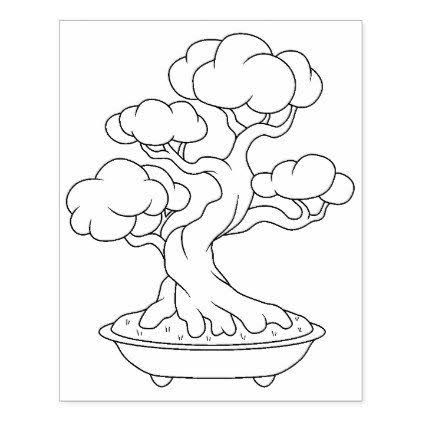 Bonsai Tree Painting, Tree Drawing Simple, Drawings With Meaning, Japanese Bonsai Tree, Tree Coloring, Silhouette Cameo 4, Free Printable Crafts, Japanese Tree, Japanese Bonsai