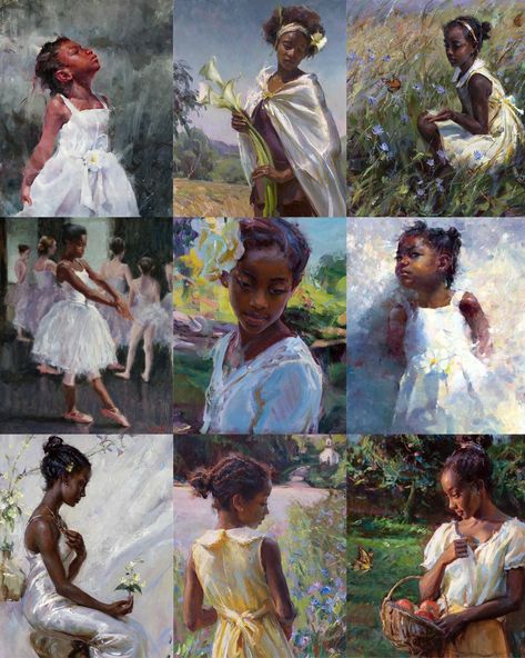 𝒜𝒻𝓇 ᥫ᭡𝓂𝒶𝓃𝒾𝒸 𝒶𝓇𝓀𝒾𝓋𝑒𝓈 on Twitter: "Daniel Gerhartz paintings… " Gerhartz Paintings, Daniel Gerhartz, Black Women, Paintings, Models, On Twitter, Twitter, Dresses, Black