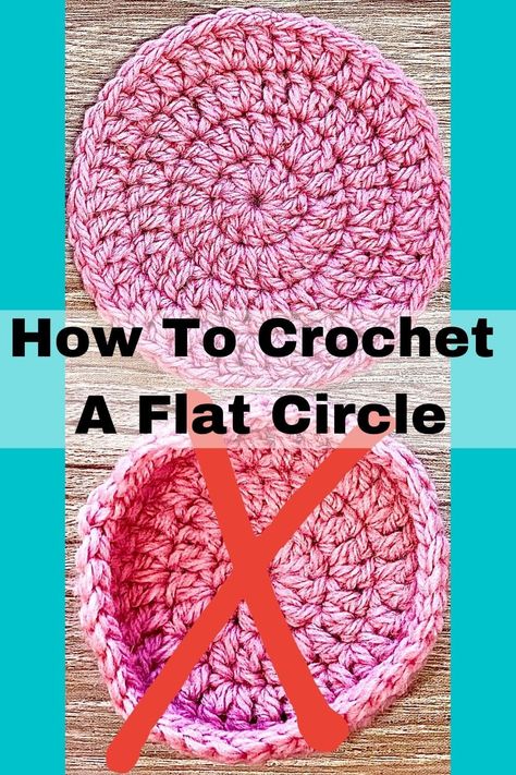 Crochet Patterns Circle Round, Crochet Coasters Free Pattern Easy Round, Crochet A Flat Circle Free Pattern, Visual Crochet Patterns, How To Crochet A Circle Blanket, Crochet Round Placemats Free Pattern Easy, Knitting A Circle, Crochet Circle Coaster, Round Crochet Blanket Pattern Circles