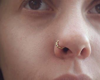 Custom Nose Ring, Nose Ring Designs, Golden Trio, Nose Ring Jewelry, Gold Nose Hoop, Gold Nose Rings, Delicate Features, Nose Hoop, Nose Ring Stud