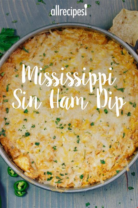 Country Ham Dip, Ham Appetizers For Party, Hot Ham Dip, Deviled Ham Dip, Mississippi Sin Dip Recipe, Ham Dip Recipe, Egg Salad Pasta, Ham Dip, Ham Appetizers