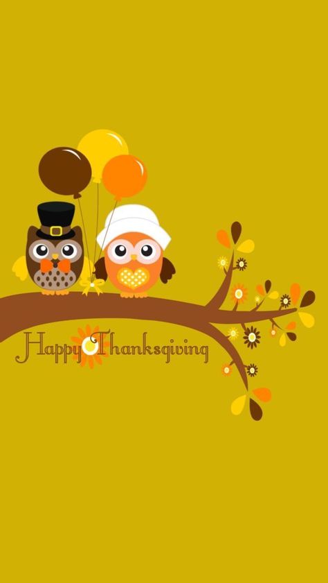 Thanksgiving owls Thanksgiving Iphone Wallpaper, Thanksgiving Owl, Happy Thanksgiving Wallpaper, Thanksgiving Graphics, Holiday Owl, November Thanksgiving, Owl Clip Art, Thanksgiving Background, Thanksgiving Pictures