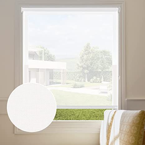 Amazon.com: Persilux Light Filtering Roller Shades (36" W x 72" H, Beige) Solar Shades Flame Retardant, Semi Sheer Shades Wondow Blinds UV Protection Window Shades for Home, Office, Easy to Install : Home & Kitchen Light Filtering Blinds, Solar Roller Shade, Shades For Windows, Solar Windows, Window Roller Shades, Sheer Blinds, Light Filtering Shades, Solar Screens, Sheer Shades